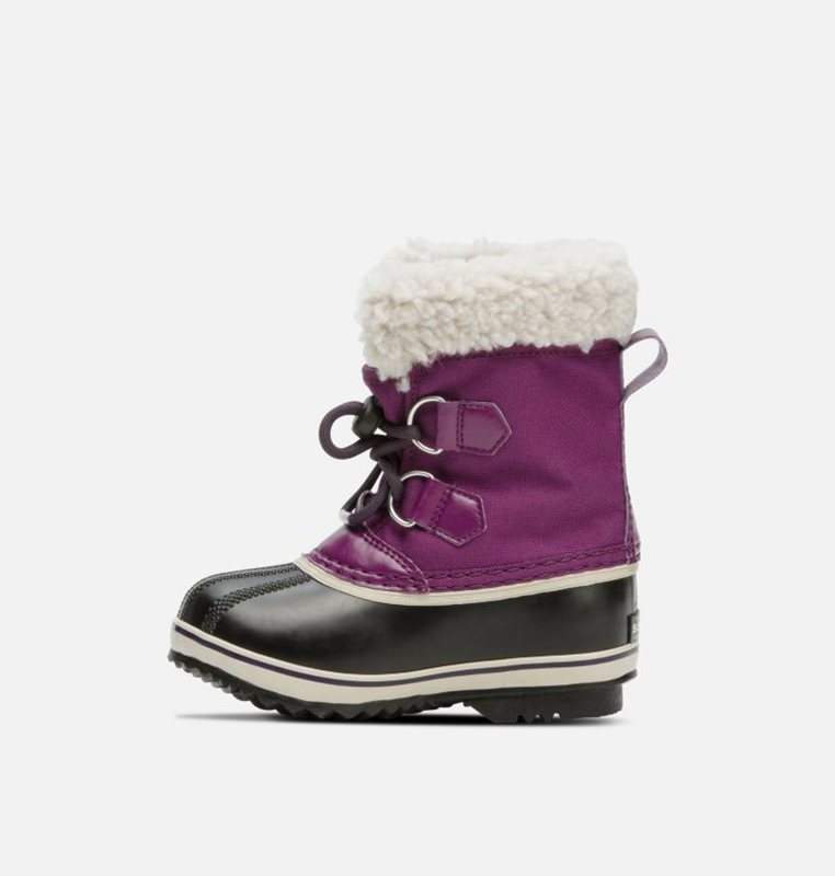 Sorel Childrens Yoot Pac™ Nylon - Kids Snow Boots Purple/Black - 062349BTG